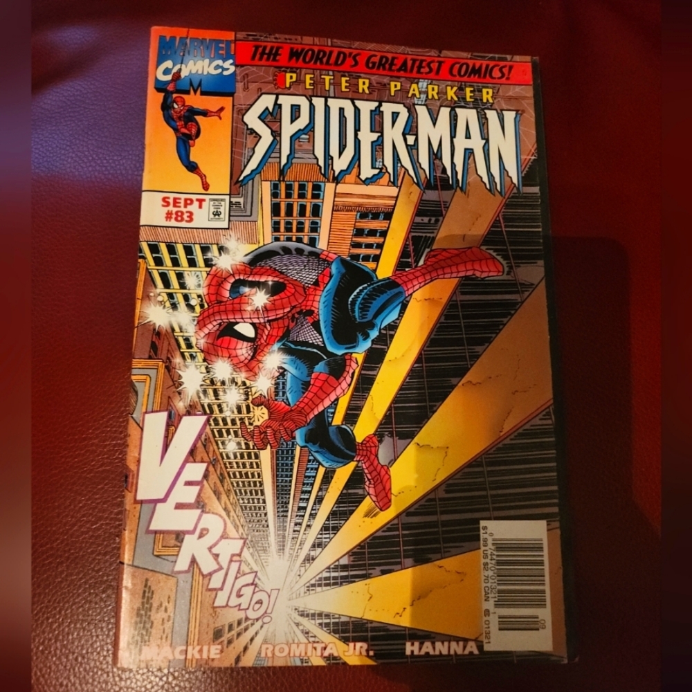 Peter Parker Spider-man Comic Book Sept #83